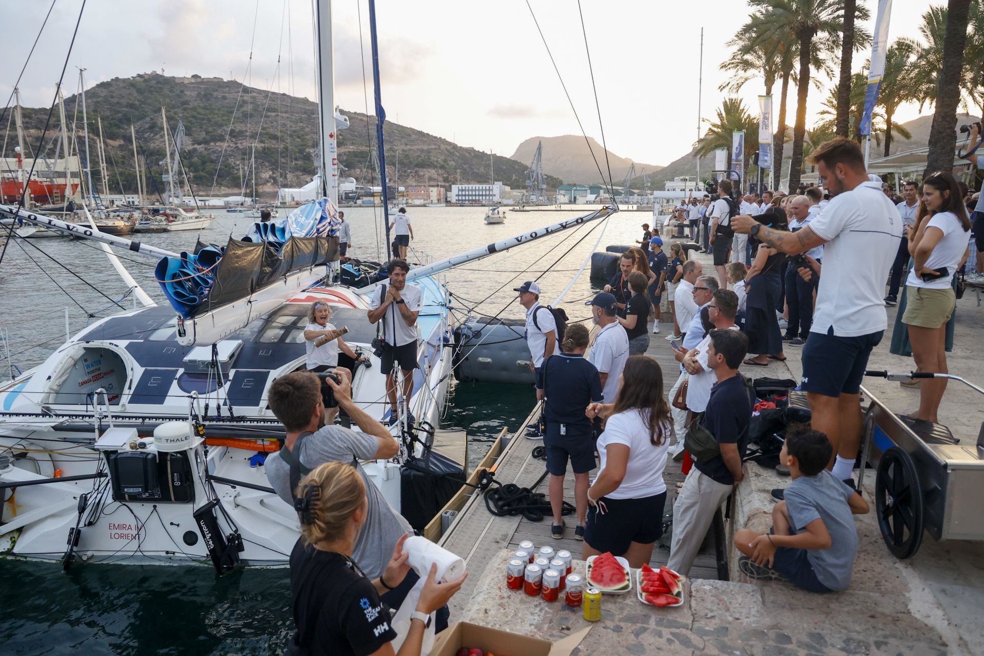 El Puerto de Cartagena da la bienvenida a la Ocean Race