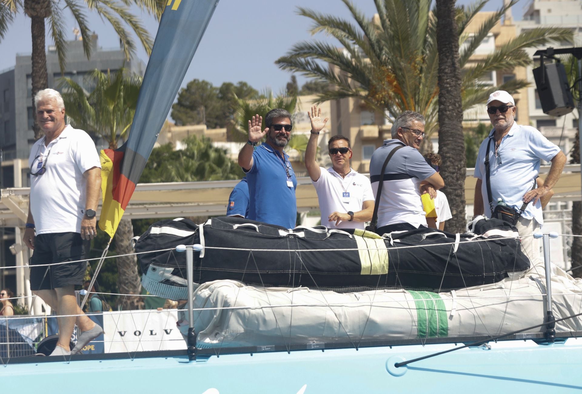 Velas latinas y visitas a los barcos de la Ocean Race