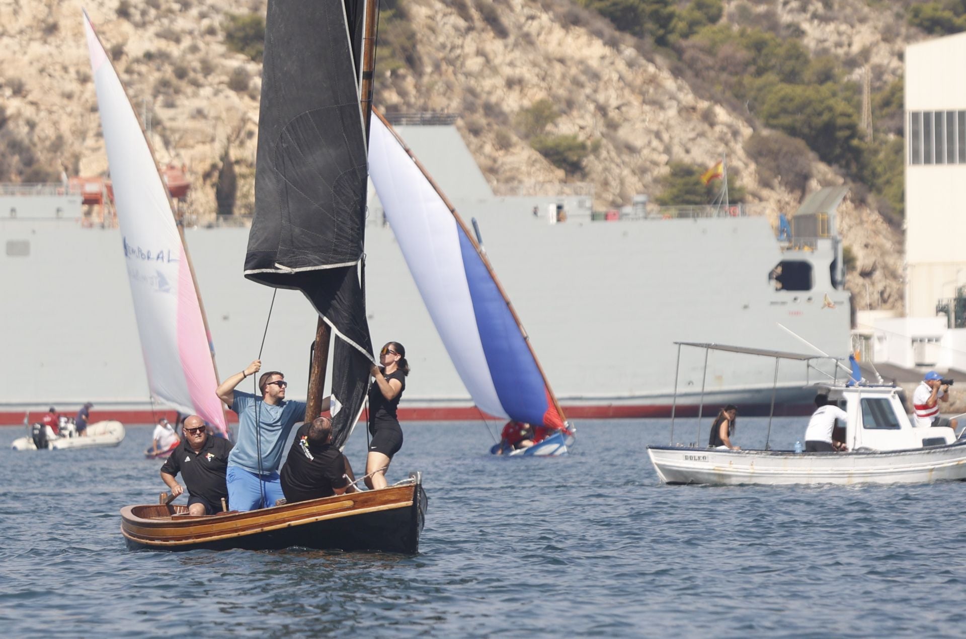 Velas latinas y visitas a los barcos de la Ocean Race