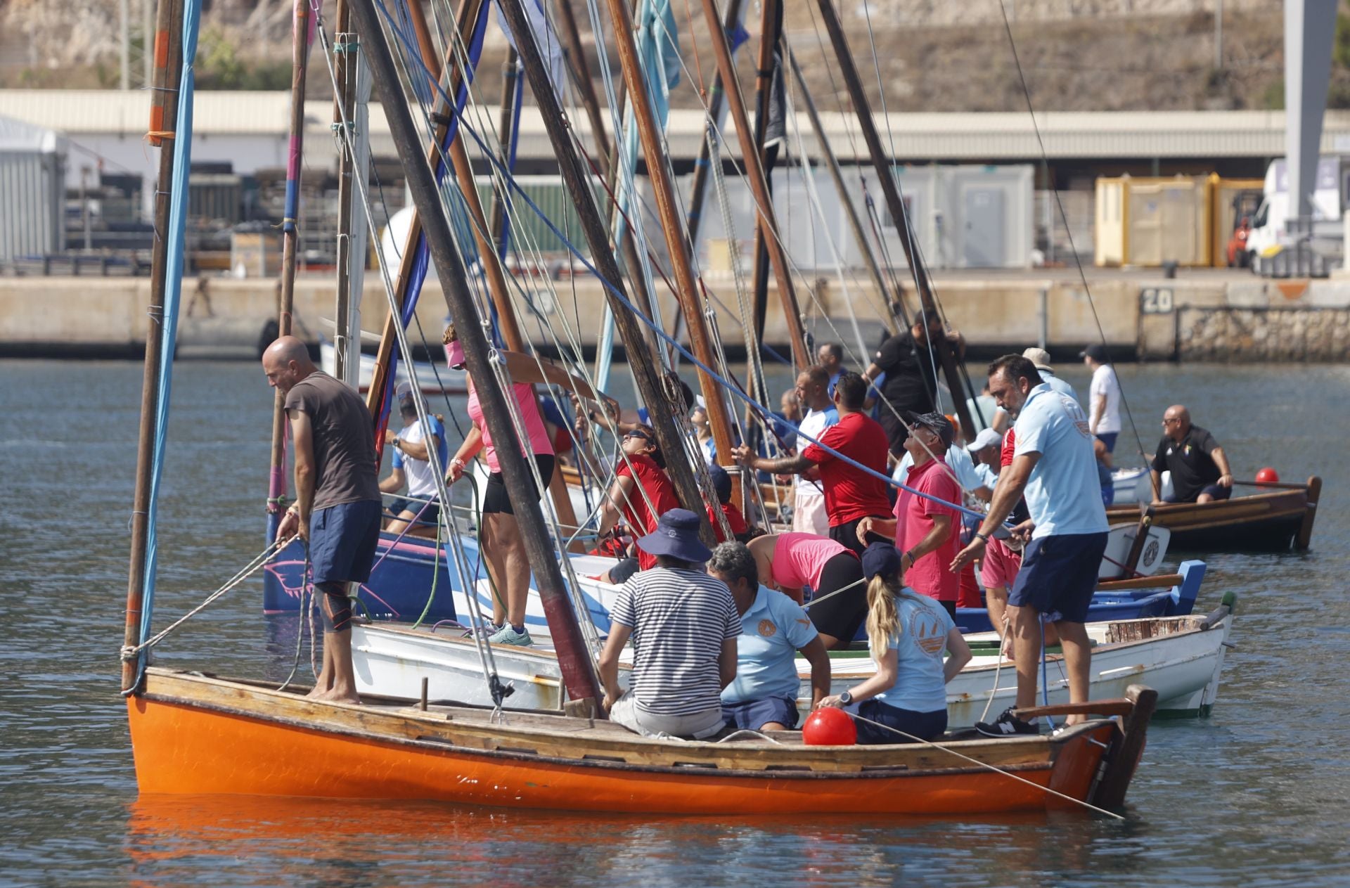 Velas latinas y visitas a los barcos de la Ocean Race