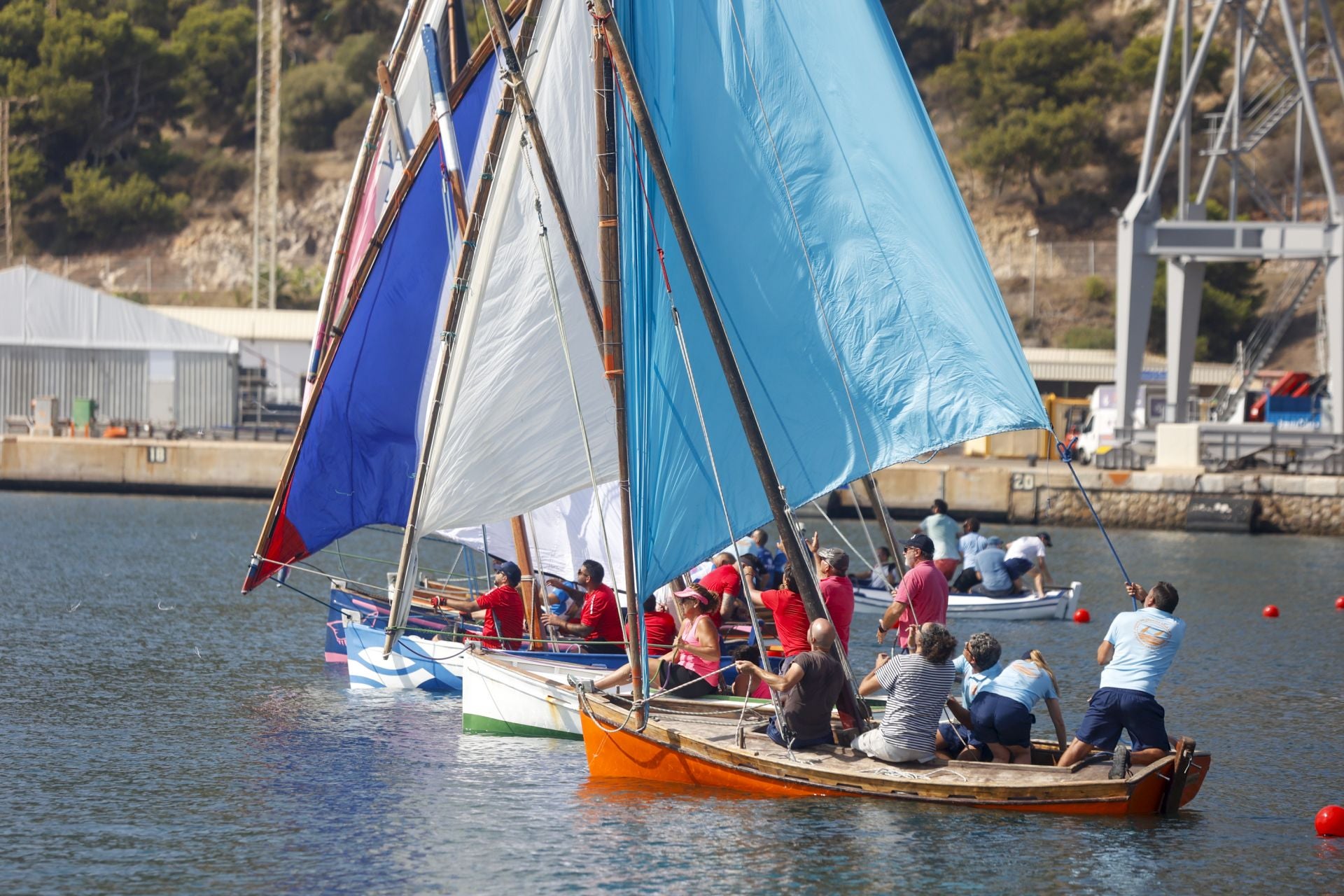 Velas latinas y visitas a los barcos de la Ocean Race
