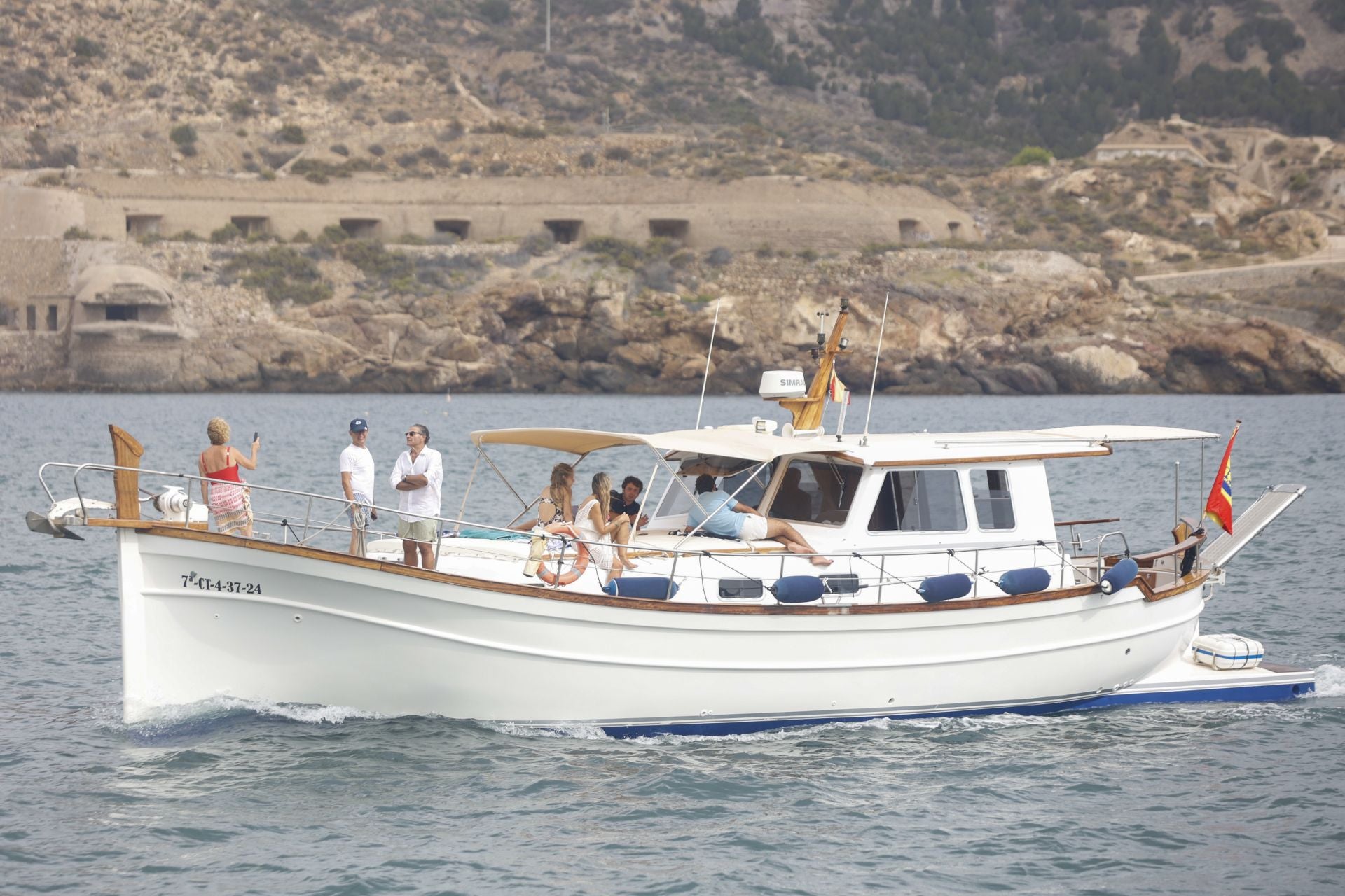 En imágenes, exhibición de una milla náutica de la Ocean Race en Cartagena