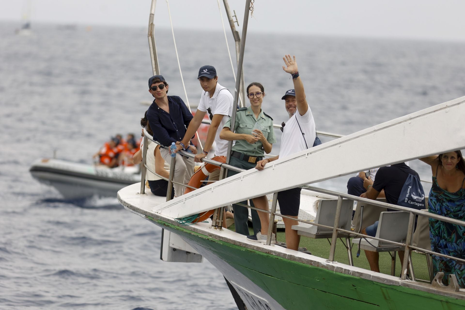En imágenes, exhibición de una milla náutica de la Ocean Race en Cartagena