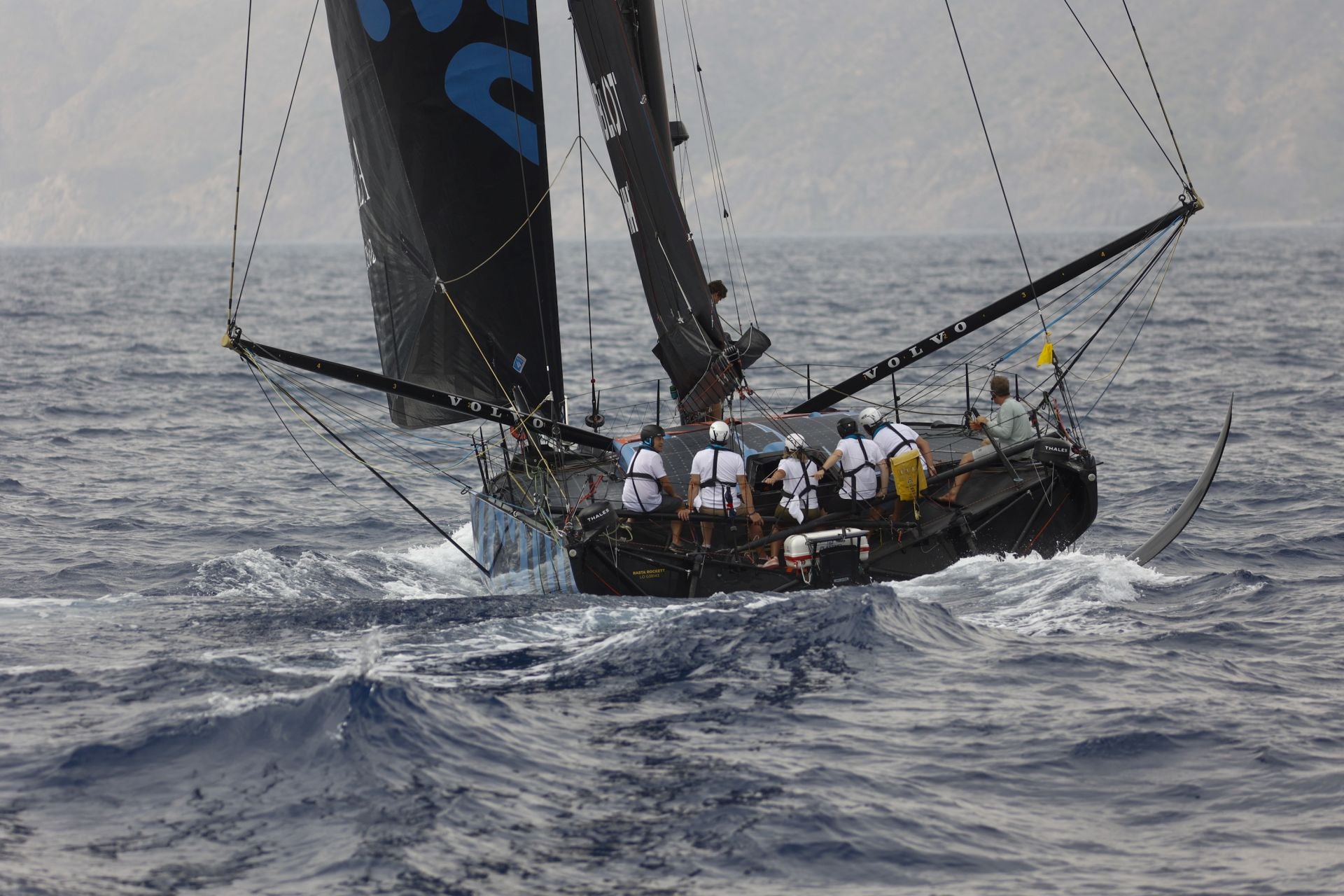En imágenes, exhibición de una milla náutica de la Ocean Race en Cartagena