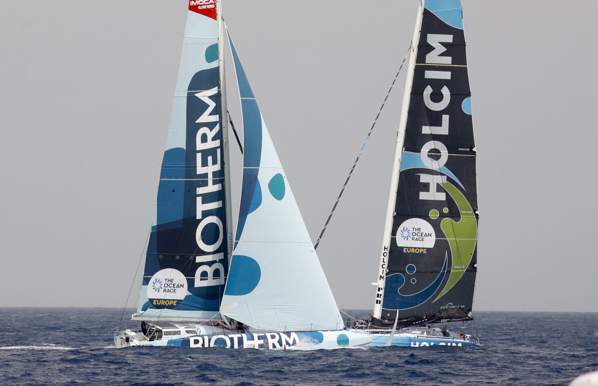 En imágenes, exhibición de una milla náutica de la Ocean Race en Cartagena