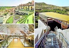 La misteriosa historia del jardín que produce agua, Escuela del vino y Torre Ladrón de Aguas y Muralla Almohade del Castillo.
