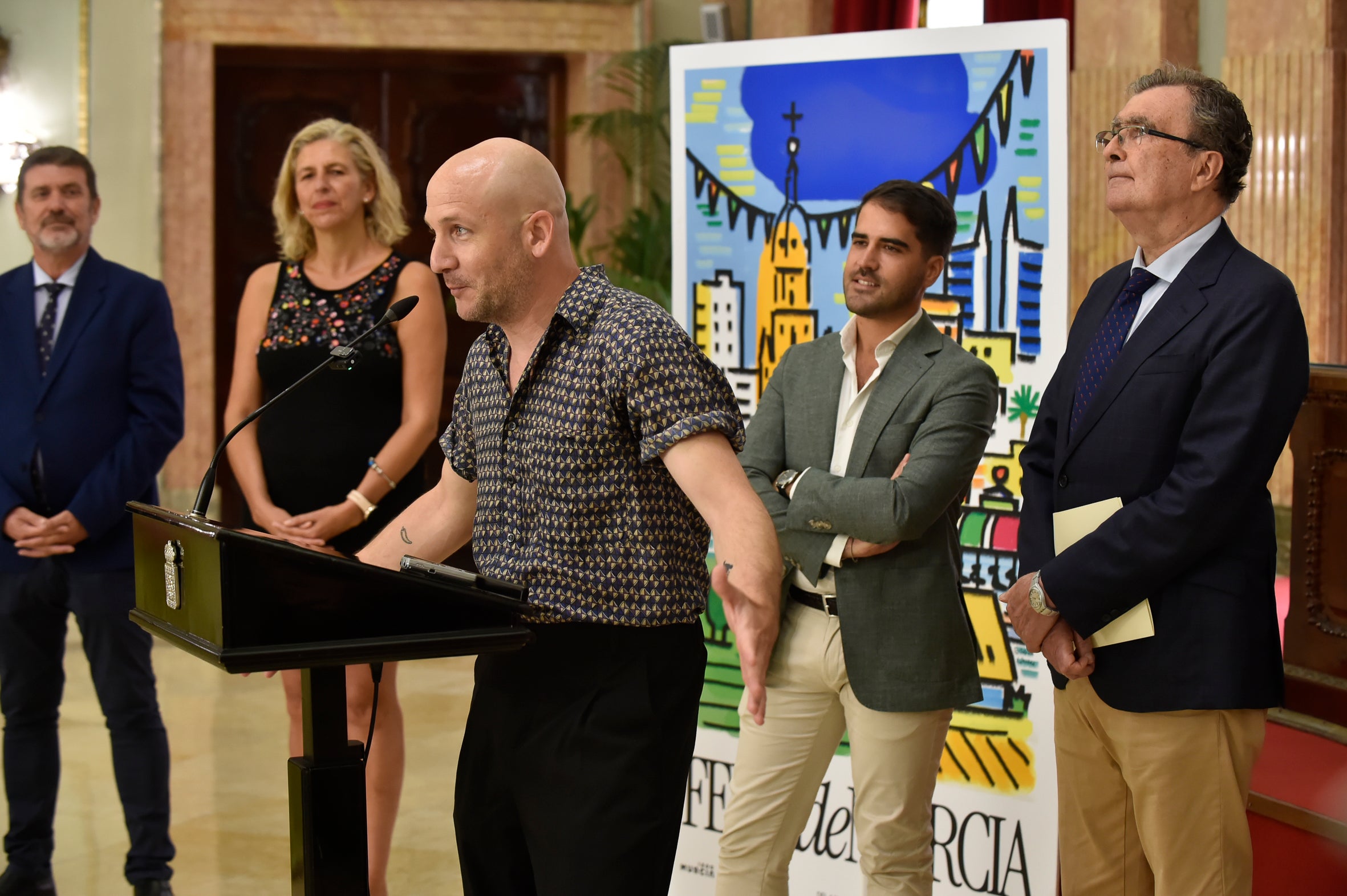 La presentación de Viva Suecia como pregoneros de la Feria de Murcia, en imágenes