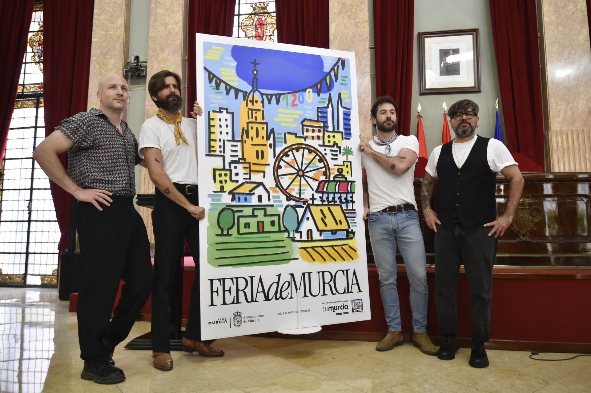 La presentación de Viva Suecia como pregoneros de la Feria de Murcia, en imágenes