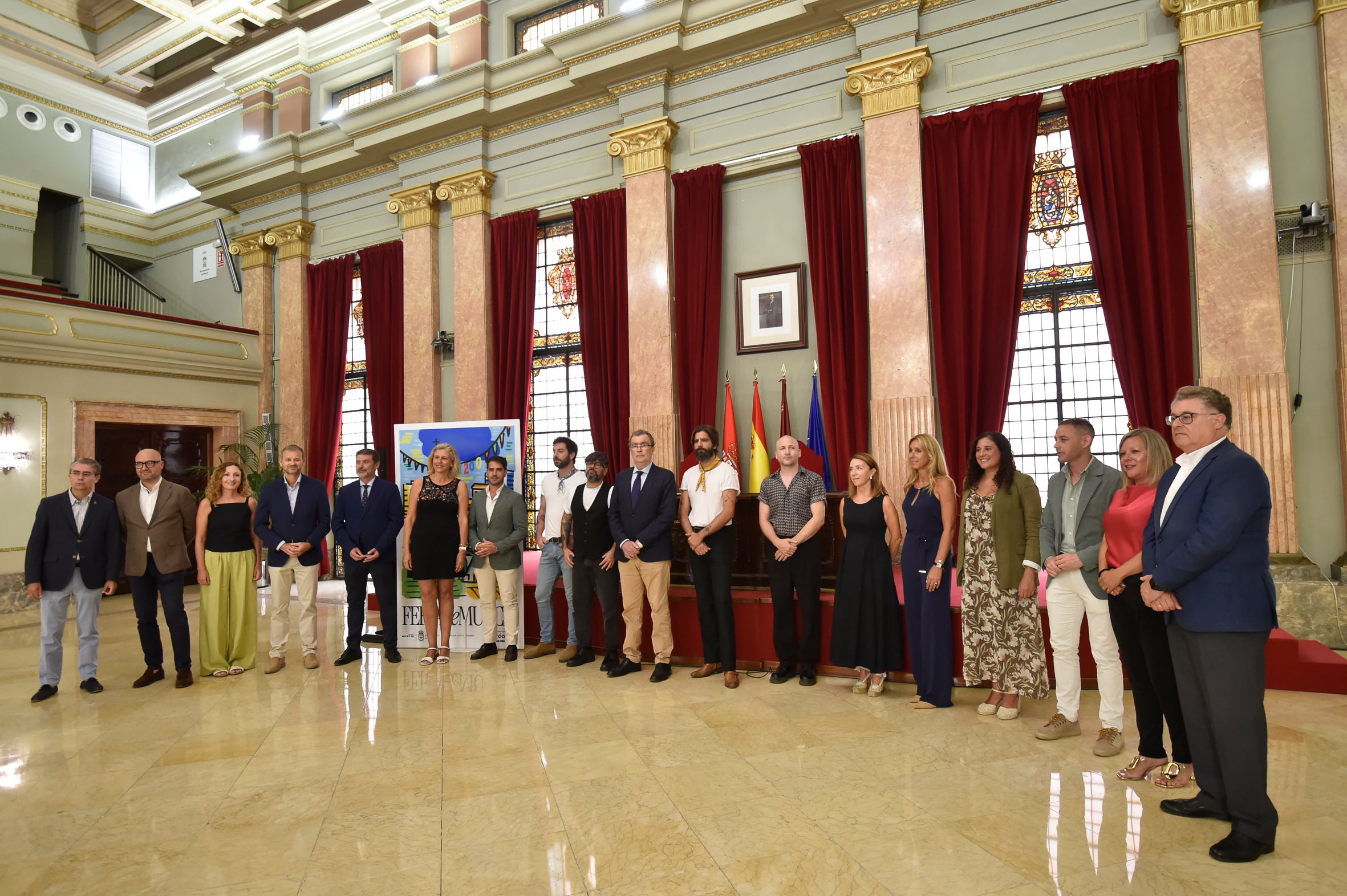 La presentación de Viva Suecia como pregoneros de la Feria de Murcia, en imágenes