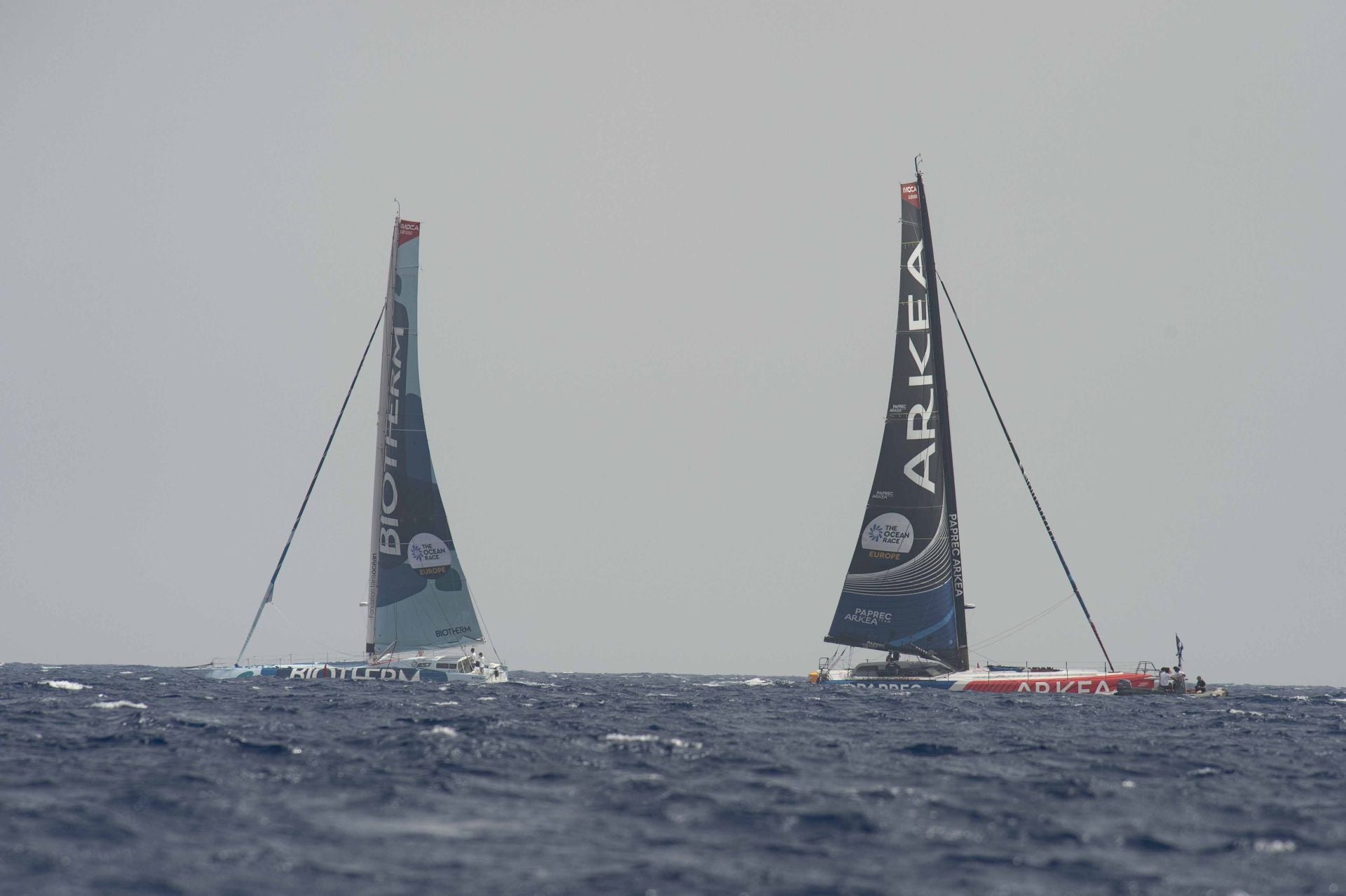 En imágenes, la Ocean Race se marcha de Cartagena hacia Niza