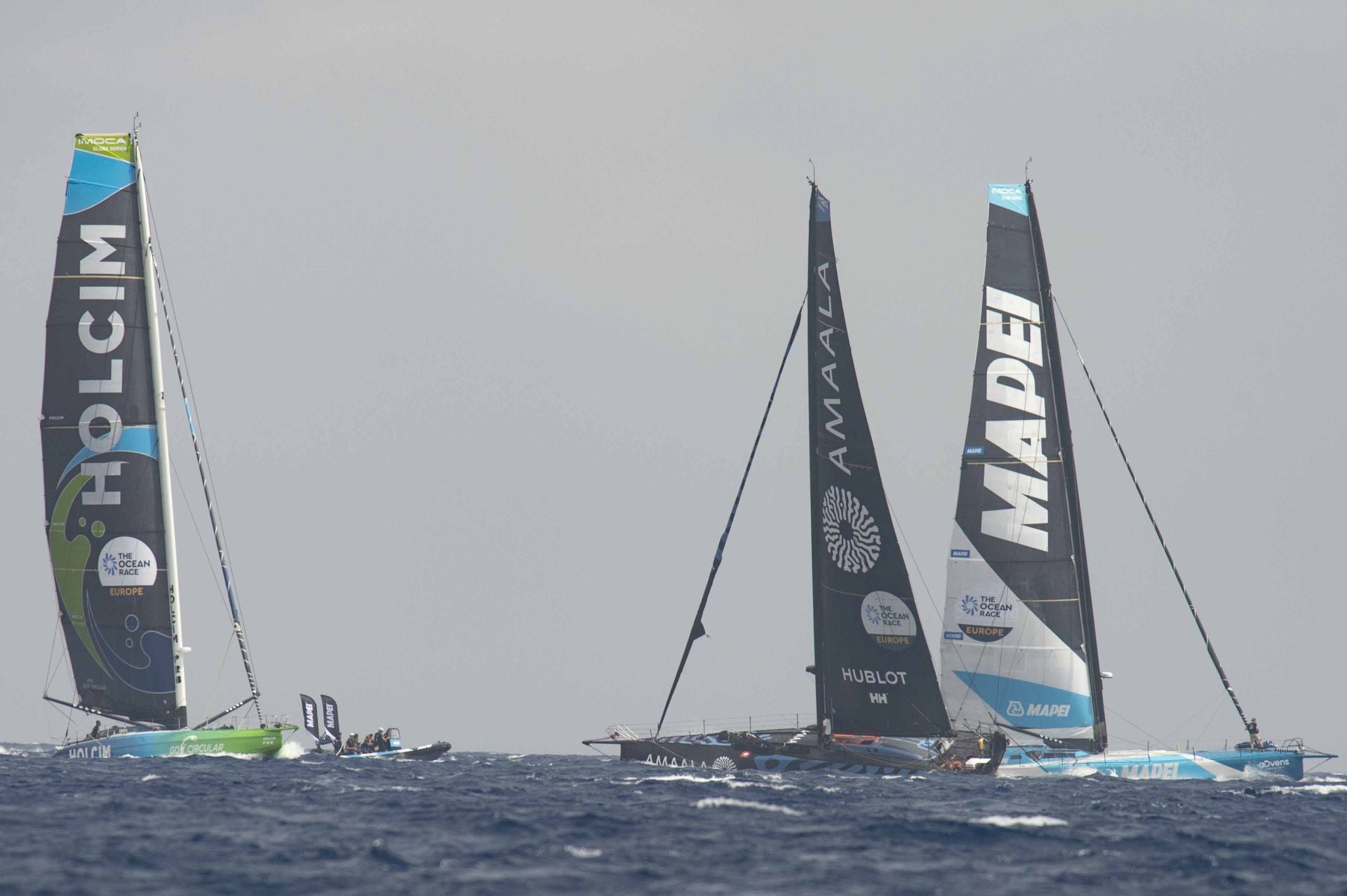 En imágenes, la Ocean Race se marcha de Cartagena hacia Niza