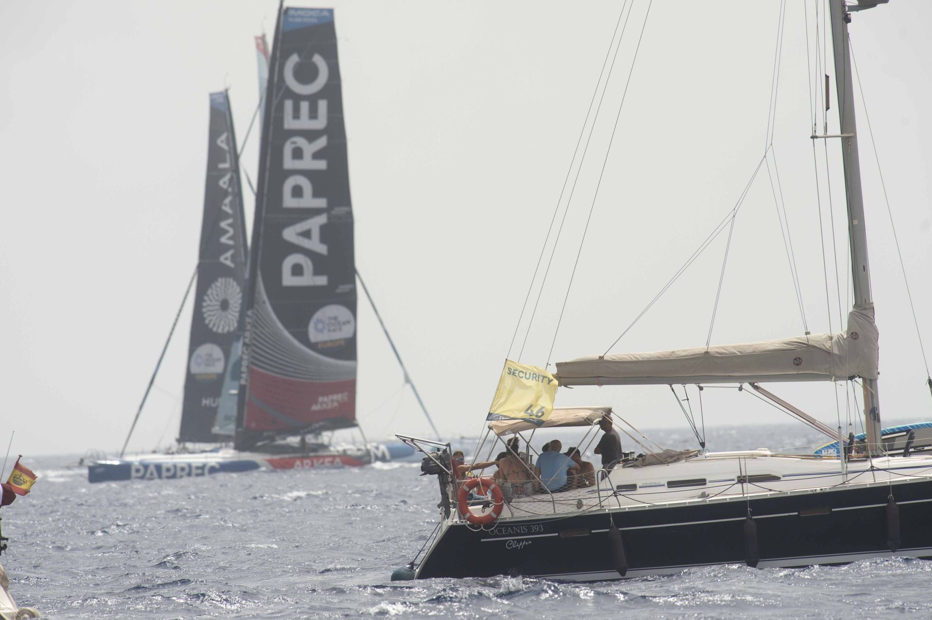 En imágenes, la Ocean Race se marcha de Cartagena hacia Niza