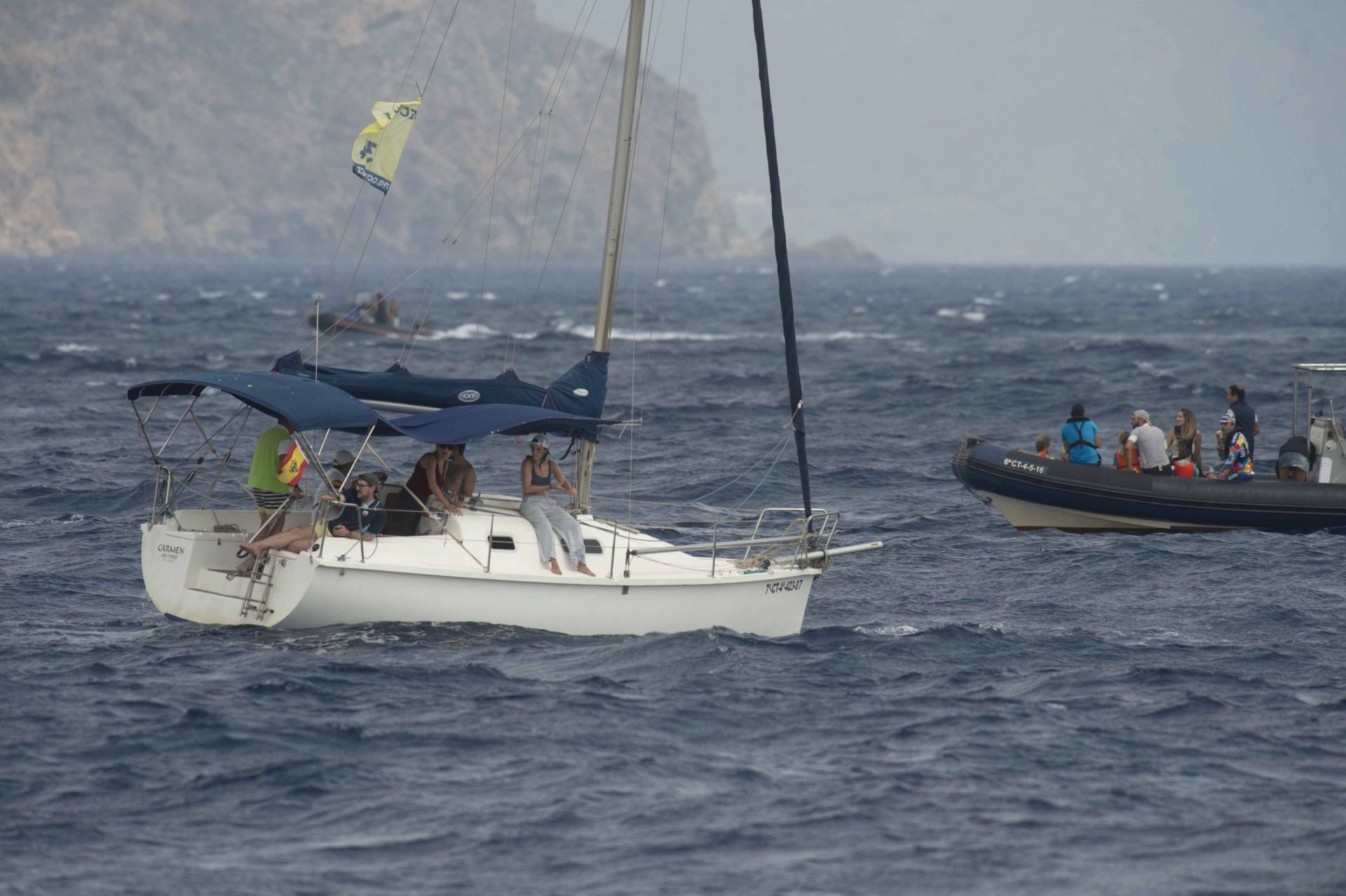 En imágenes, la Ocean Race se marcha de Cartagena hacia Niza
