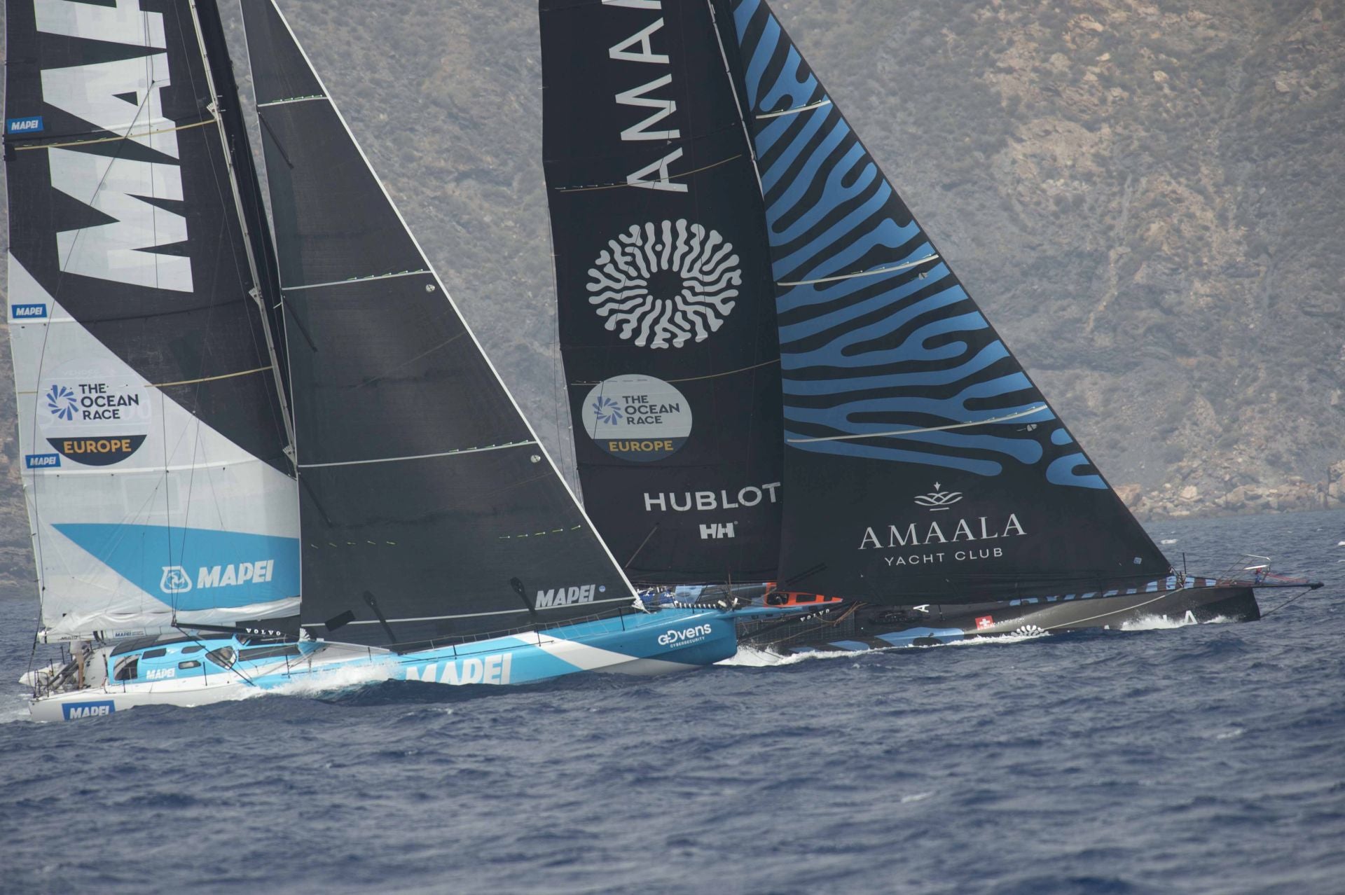 En imágenes, la Ocean Race se marcha de Cartagena hacia Niza