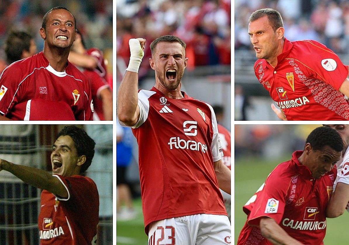 Fernando Baiano, David Flakus, Ranko Despotovic, Míchel y Rosinei.