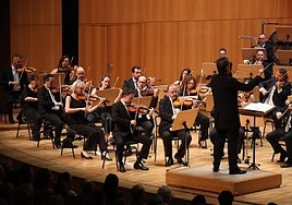 Uno de los conciertos de la Orquesta Sinfónica de la Región de Murcia en el Auditorio Víctor Villegas