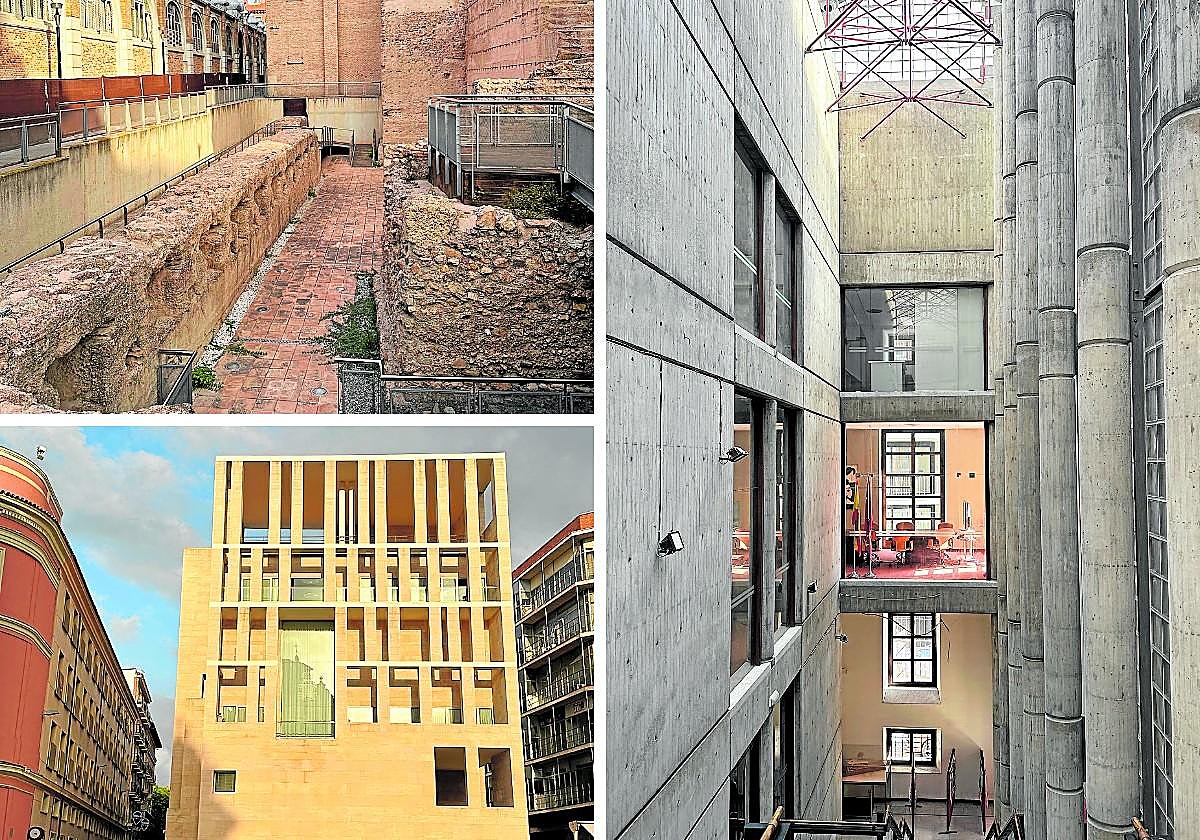 Conjunto Verónica, Ampliación del Ayuntamiento de Murcia y Colegio Oficial de Arquitectos de Murcia.