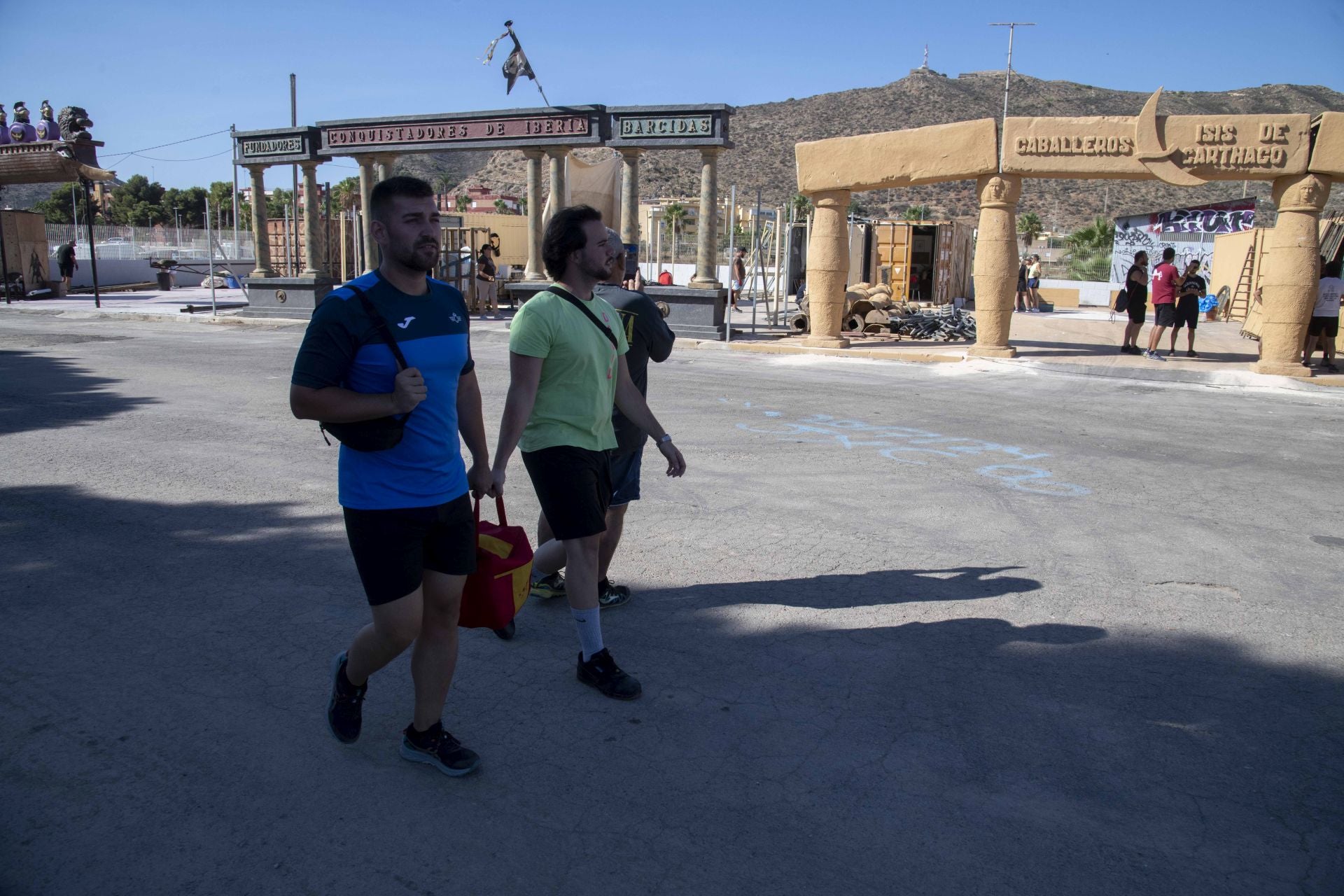 Carthagineses y Romanos inician la cuenta atrás con el montaje del campamento