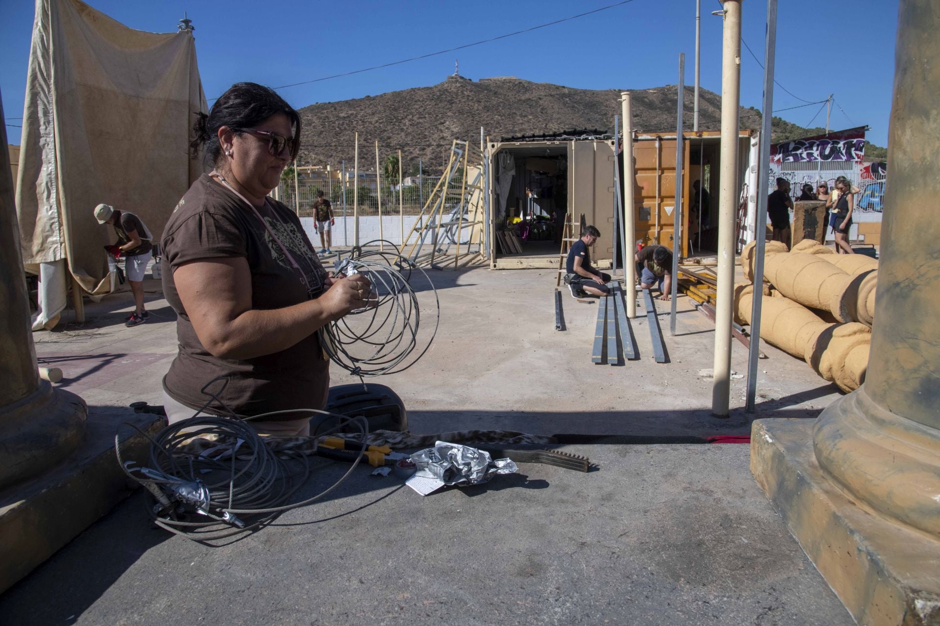 Carthagineses y Romanos inician la cuenta atrás con el montaje del campamento