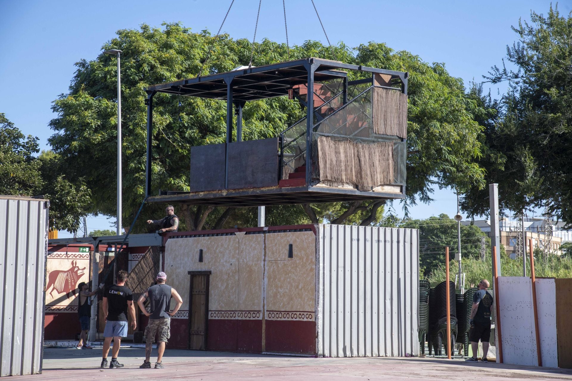 Carthagineses y Romanos inician la cuenta atrás con el montaje del campamento