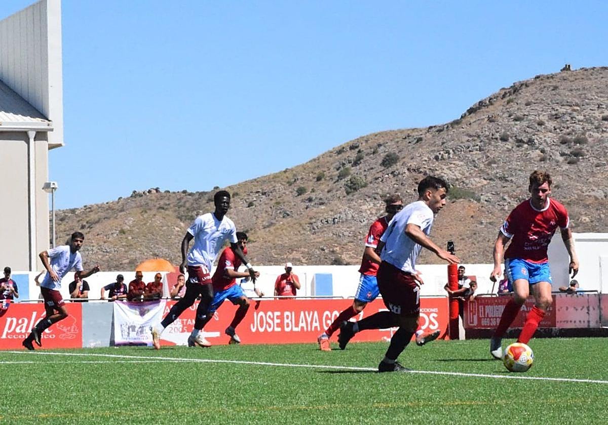 Momento del partido, este sábado.