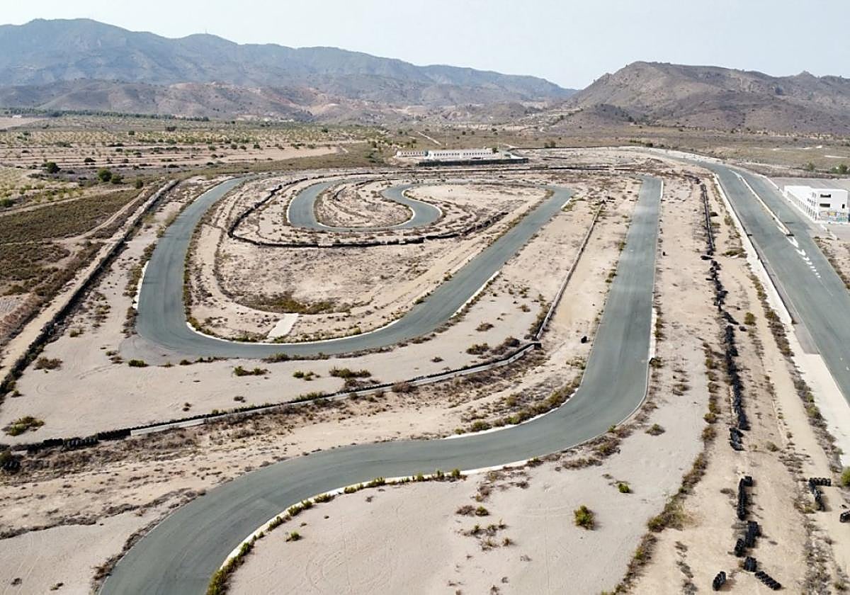 Vistas del circuito de velocidad de Fuente Álamo.