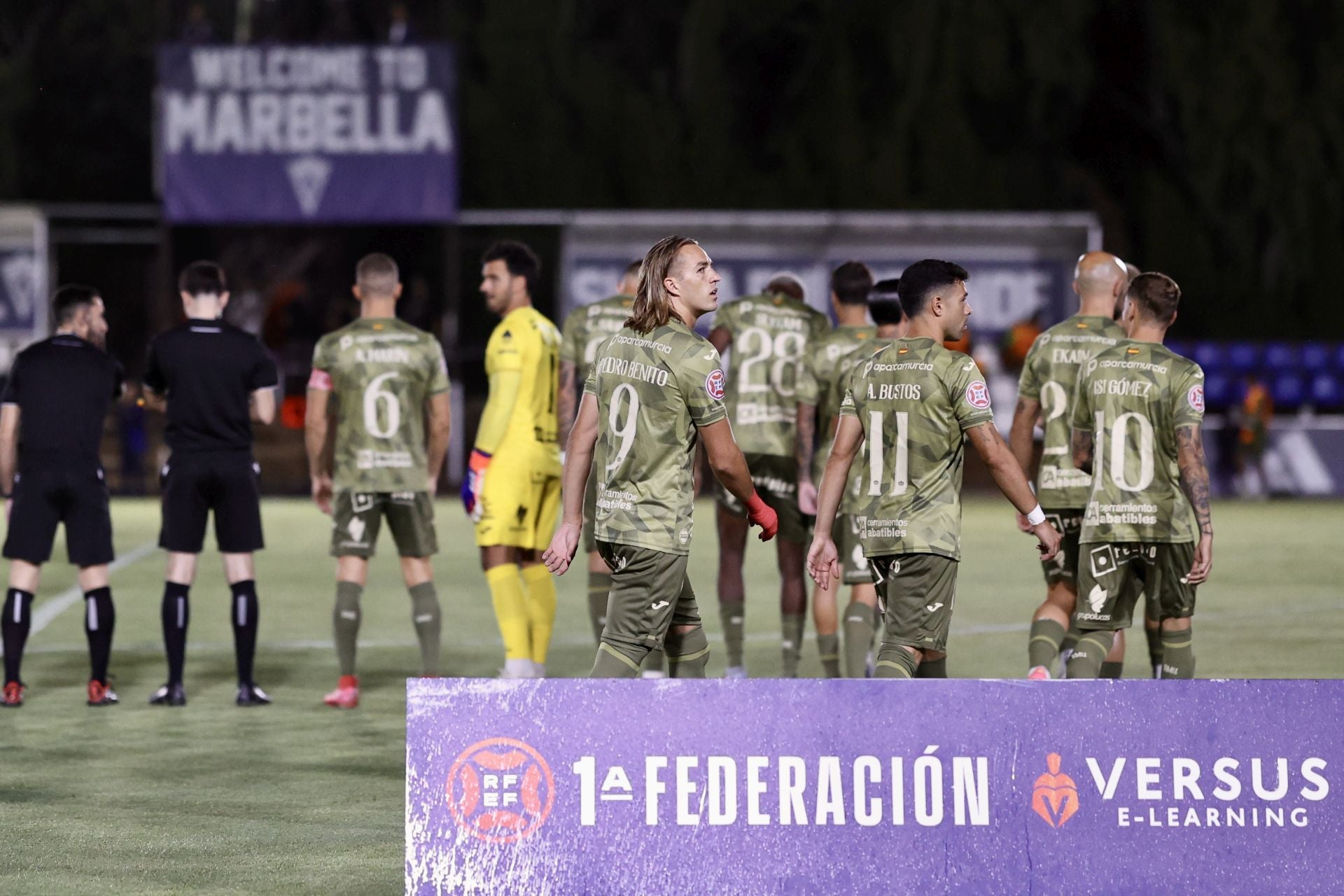 La derrota del Real Murcia en Marbella, en imágenes