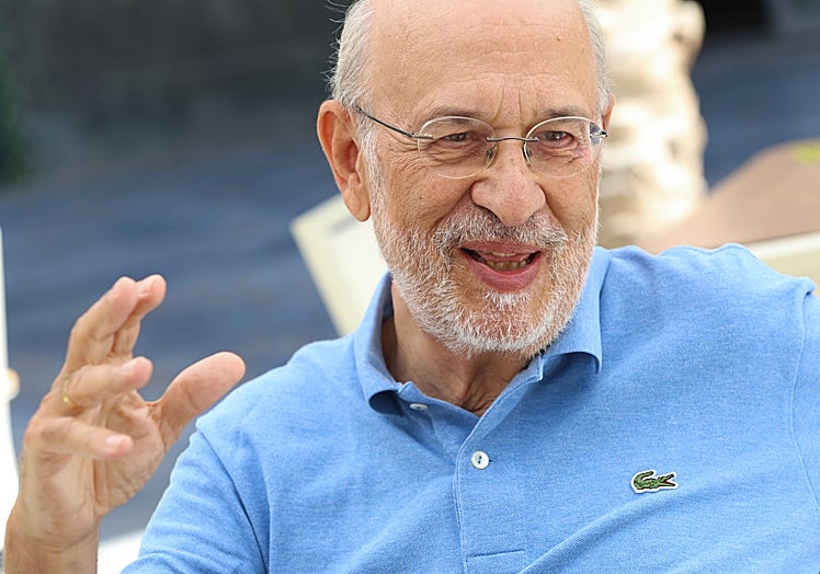 David Pujante, este martes, en el Café Moderno de Murcia.