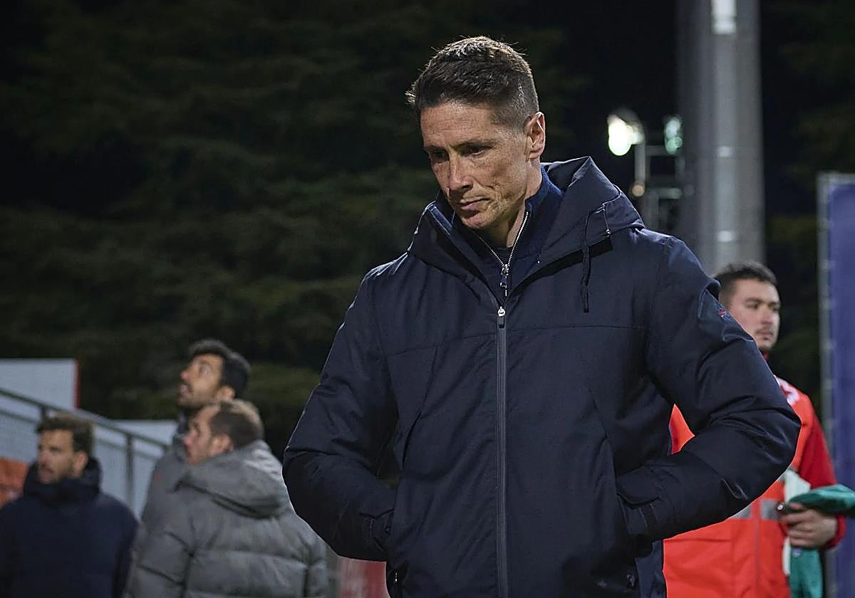 Fernando Torres, entrenador del Atlético Madrileño, en un partido de la temporada pasada.