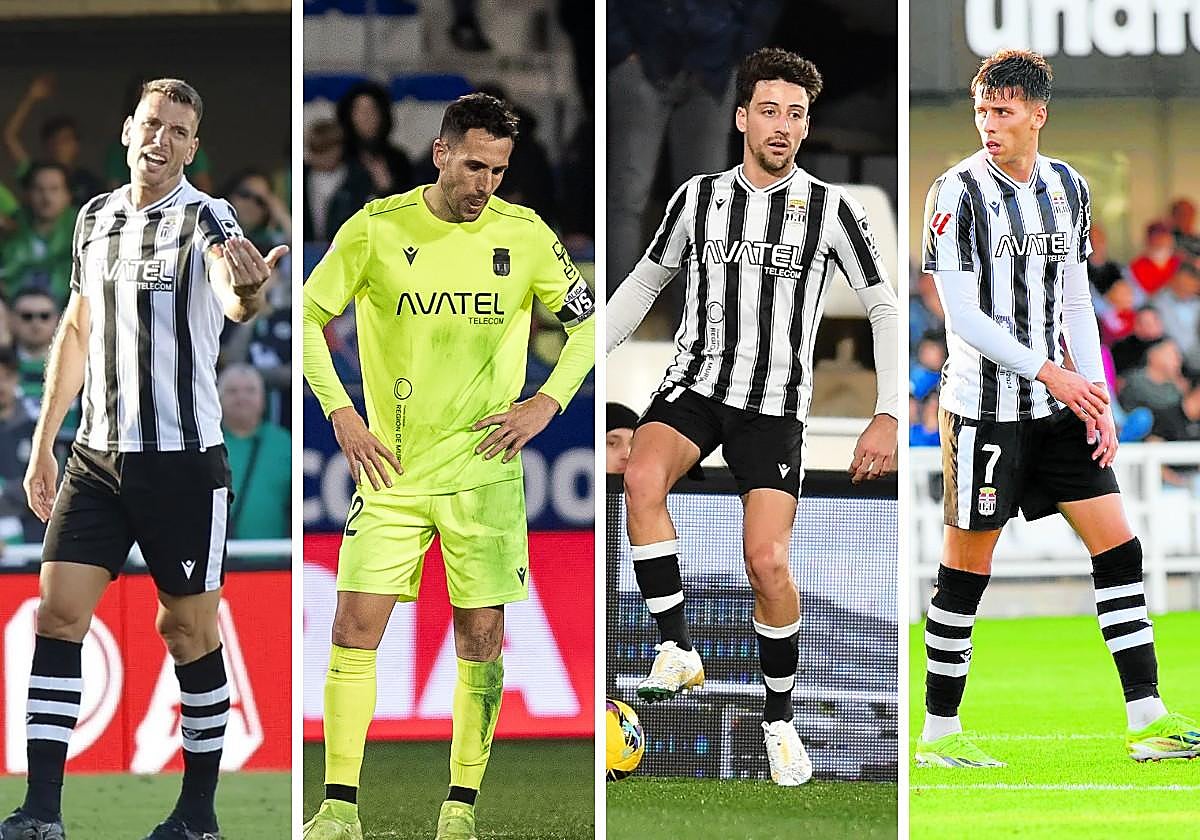 Pedro Alcalá, Kiko Olivas, Julián Delmás y Gastón Valles.