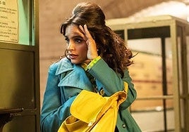 Verónica Echegui en el papel de Amparo, en el que jugaba con el acento murciano y por el que fue nominada al Goya a Mejor Actriz de Reparto.