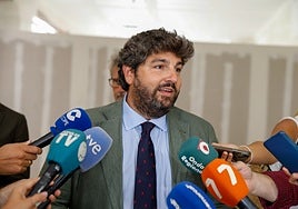 El presidente de la Comunidad Autónoma, Fernando López Miras.