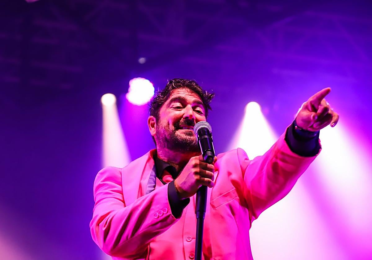 Antonio Orozco, en su último concierto en Murcia.