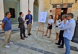 La presentación del proyecto ha tenido lugar en la plaza del Arco.