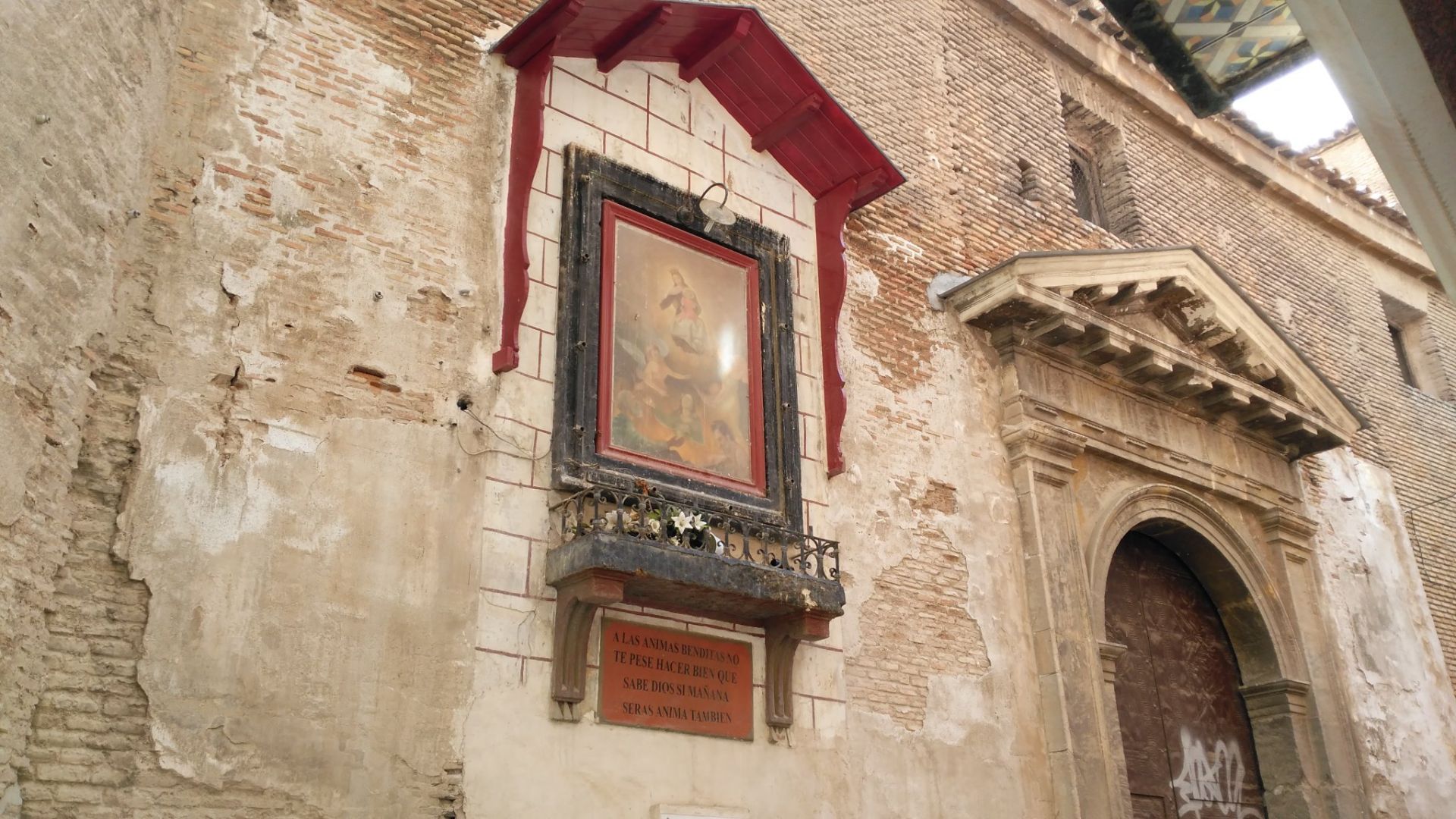 La hornacina del Carmen de San Bartolomé