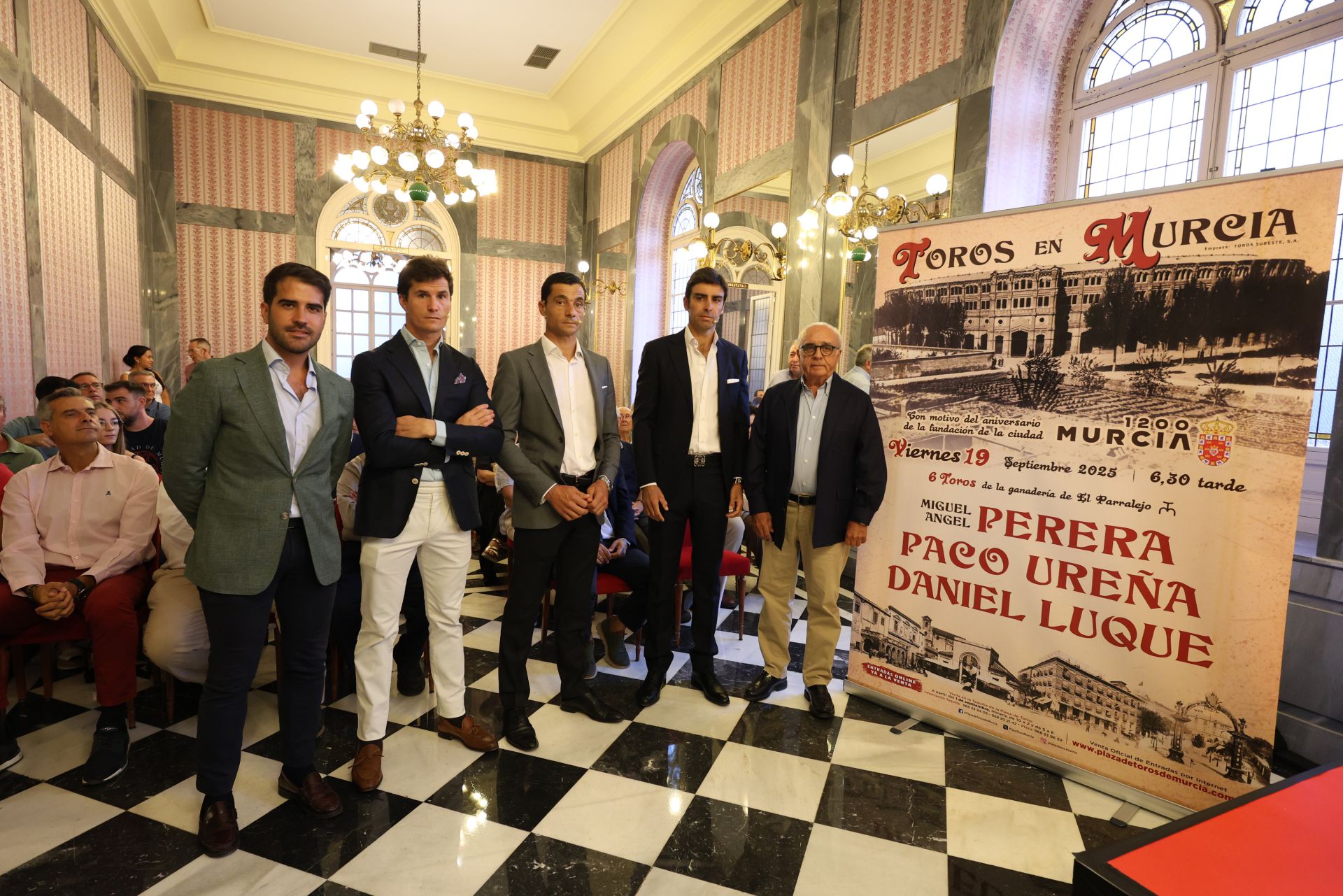 Presentación de la corrida conmemorativa del 1.200 aniversario de la ciudad de Murcia