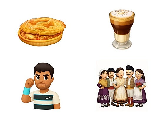 Algunos de los emoticonos inspirados en la Región de Murcia.