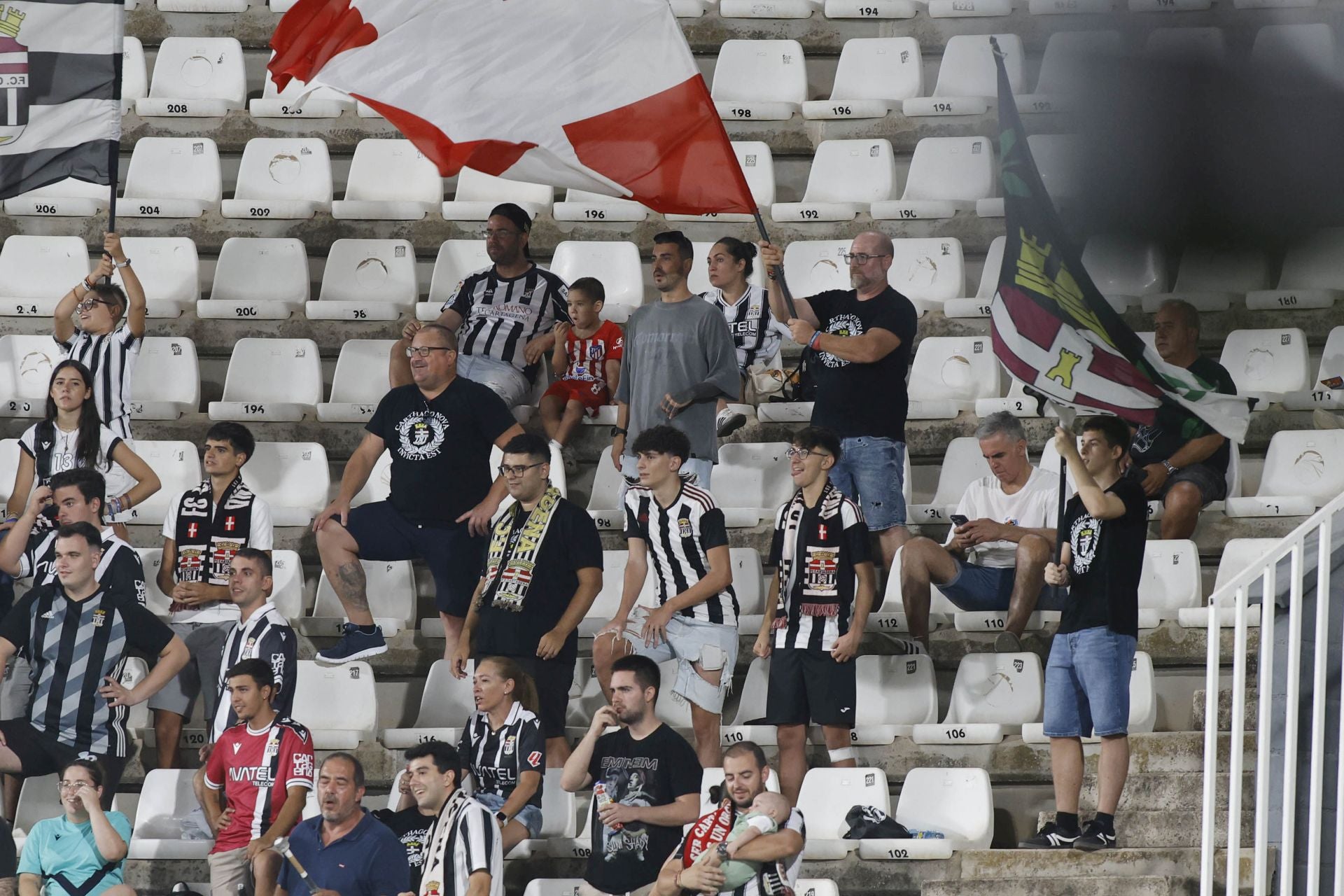 La victoria del Cartagena frente al Atlético Madrileño, en imágenes