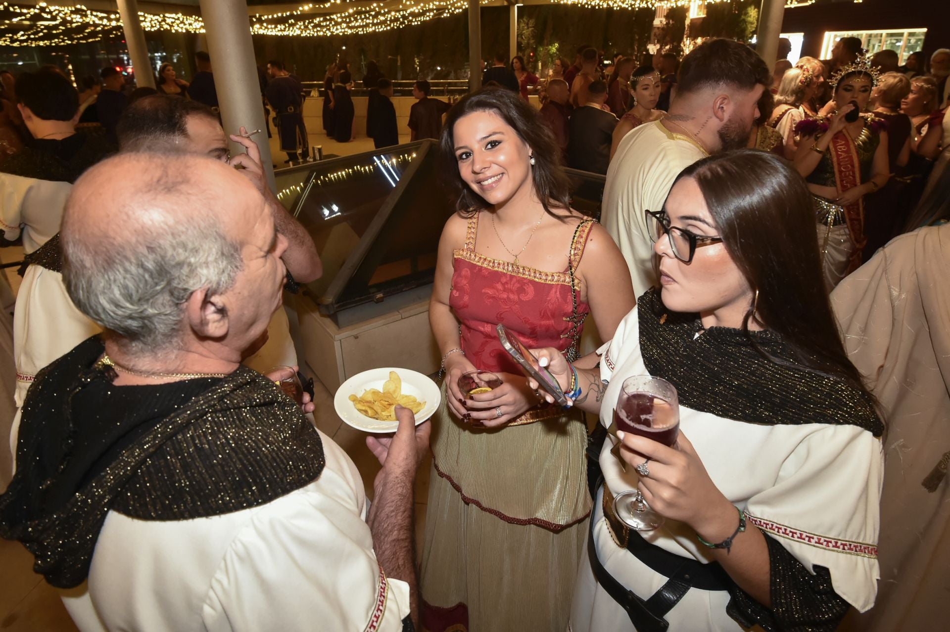 La cena medieval de las Fiestas de Moros y Cristianos de Murcia, en imágenes