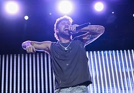 Dani Fernández, este sábado, en el B-Side.