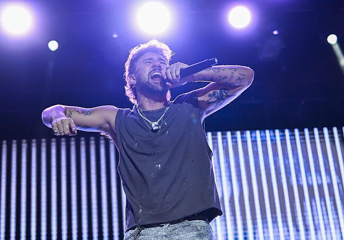 Dani Fernández, este sábado, en el B-Side.