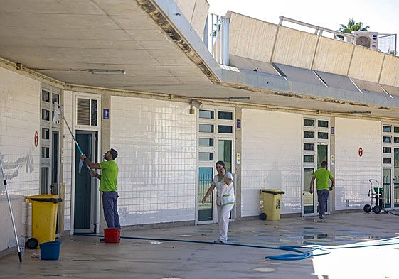 Puesta a punto para la vuelta al cole en el colegio Nuestra Señora del Rosario de Torre Pacheco.