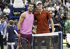 Las imágenes del duelo entre Carlos Alcaraz y Jannik Sinner