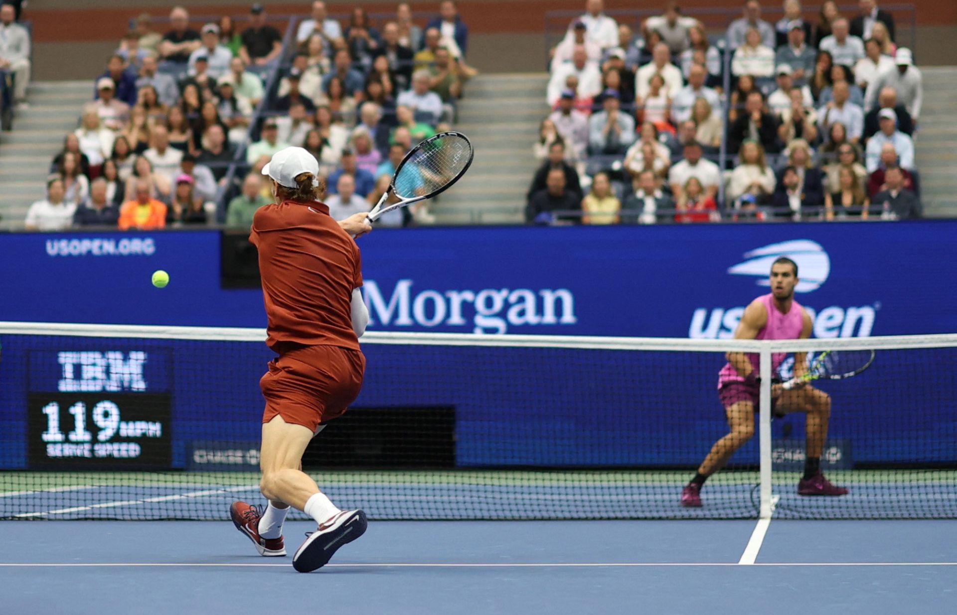 Las imágenes del duelo entre Carlos Alcaraz y Jannik Sinner