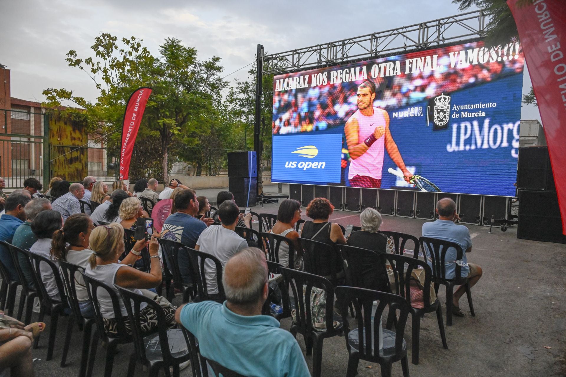 El Palmar vibra con la victoria de Carlos Alcaraz