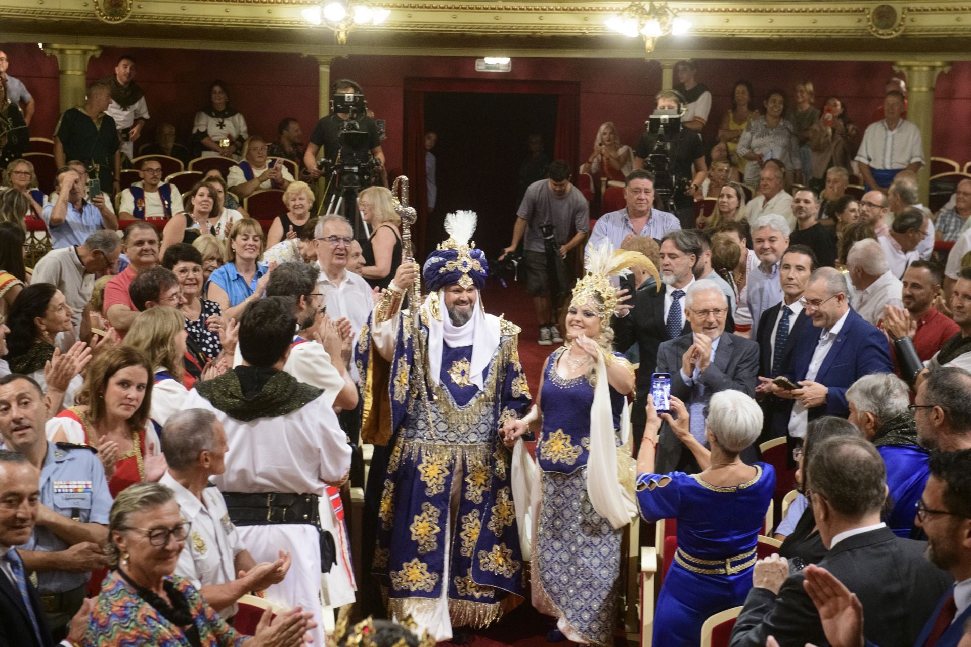 Las imágenes del pregón de las fiestas de Moros y Cristianos de Murcia