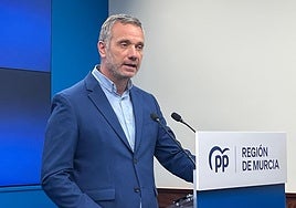 Joaquín Segado, este miércoles en rueda de prensa.