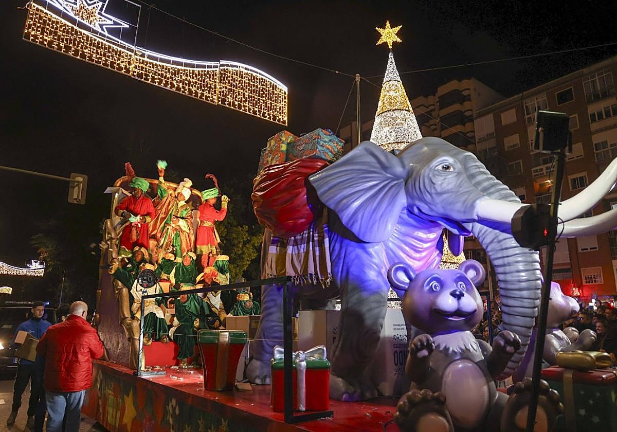 Una de las carrozas de la Cabalgata de este año.