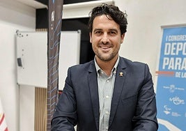 Samuel del Val hace un año en su presentación oficial.