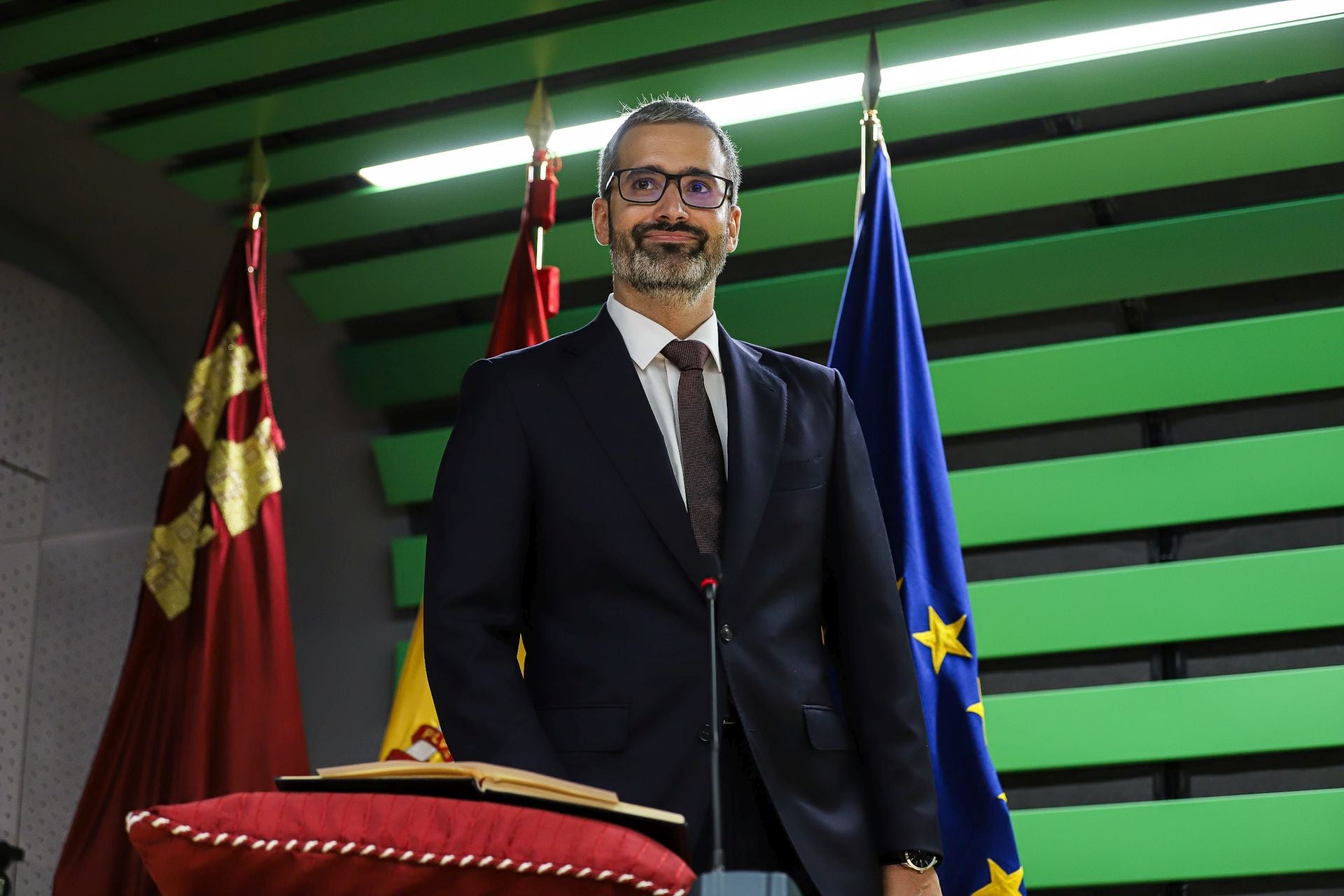 El acto de toma de posesión de Francisco Lucas como delegado del Gobierno en la Región de Murcia, en imágenes